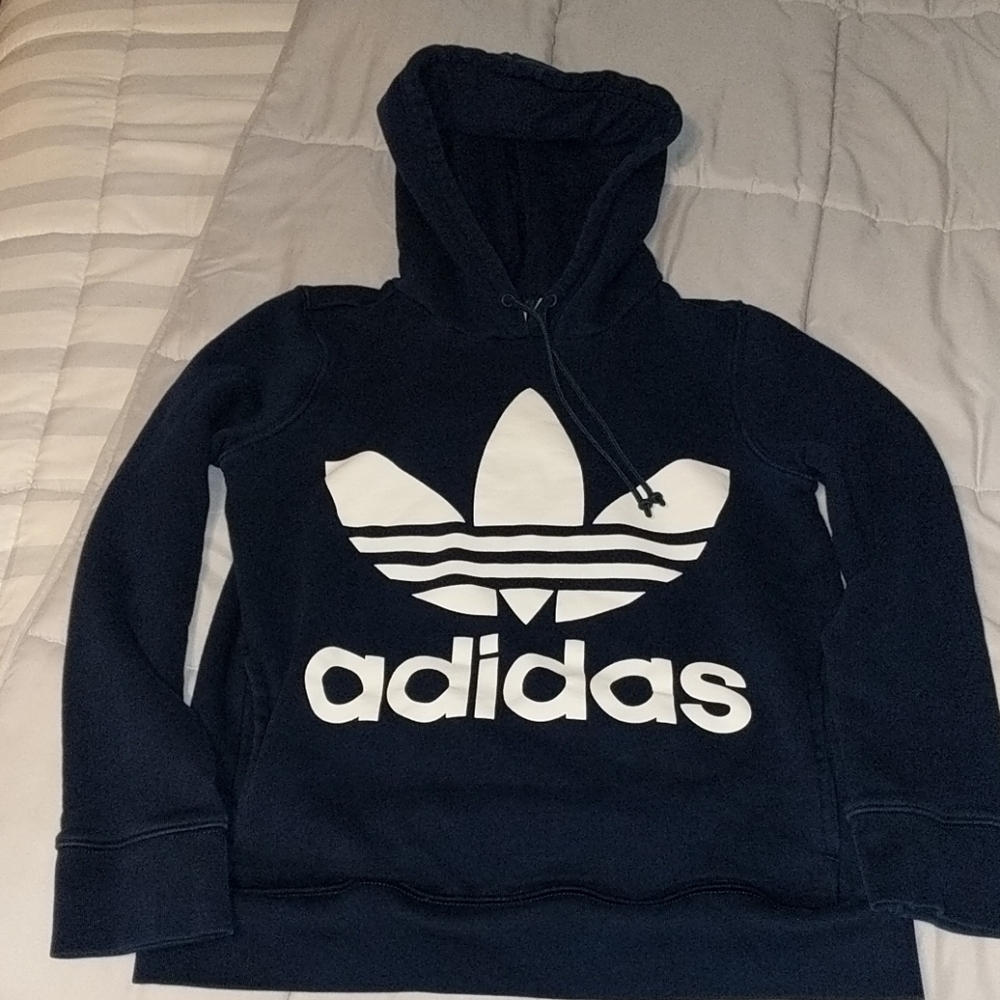 Adidas Navy blue hoodie